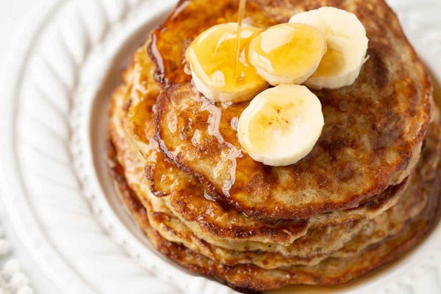 Homemade Banana Pancakes