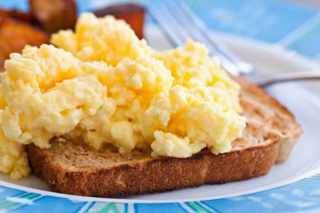 Fluffy Eggs on Toast