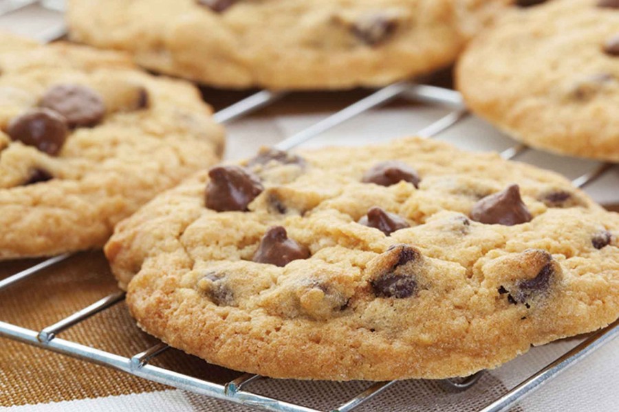 Banana Choc Chip Cookies
