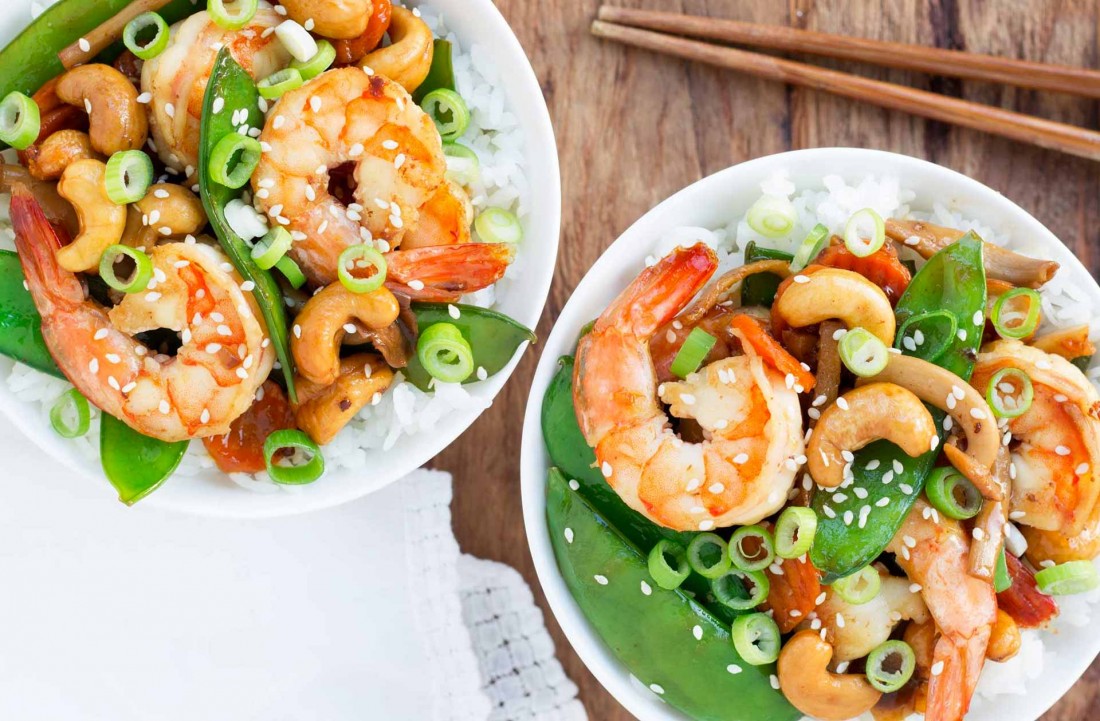 Prawn & Cashew Nut Stir Fry
