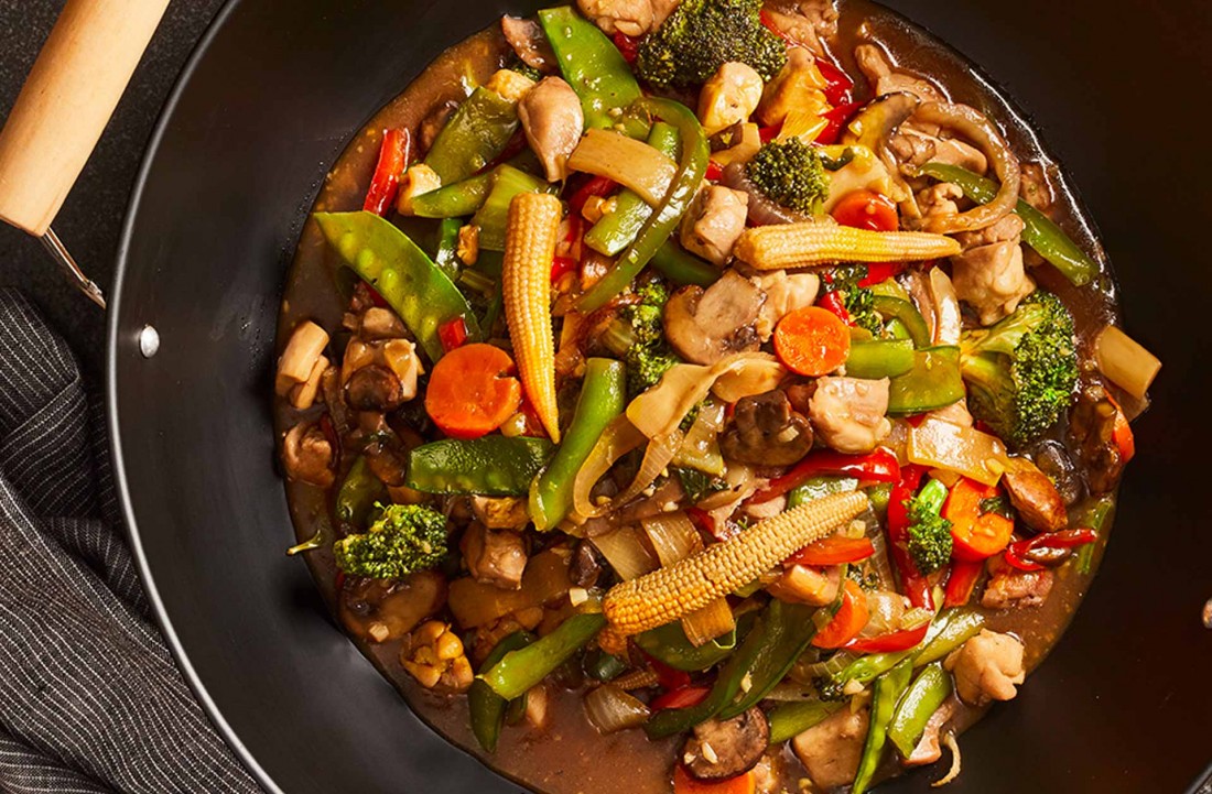 Syrup Chicken Stir Fry