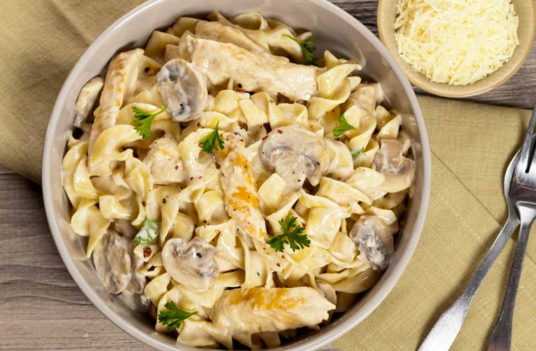 Chicken and Mushroom Pasta